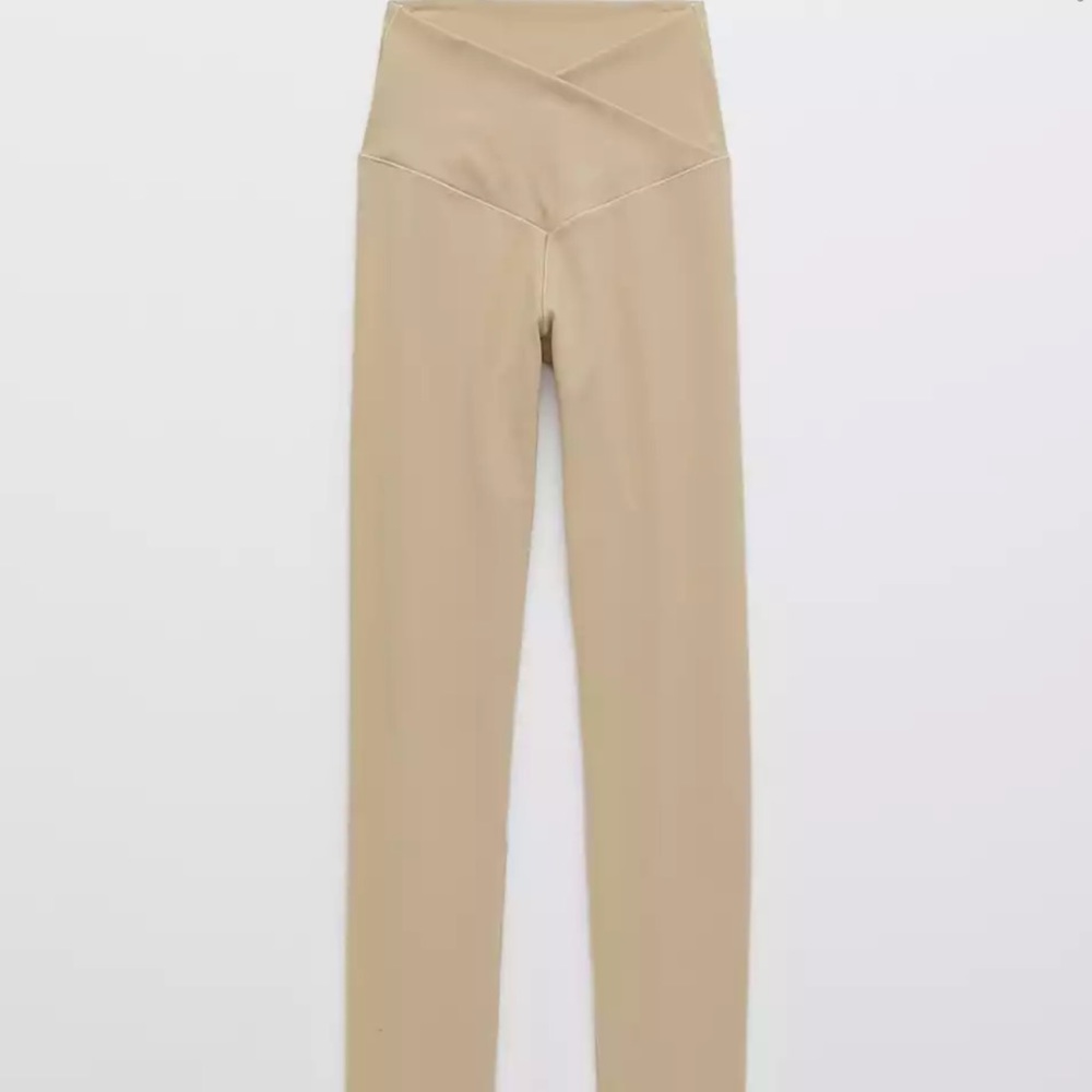AERIE SMALL LONG TAN LEGGINGS